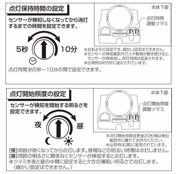 【公式】 ELPA(エルパ) 屋外用LEDセンサーライト AC100V電源(コンセント式) ESL-ST1203AC:【人気第6位