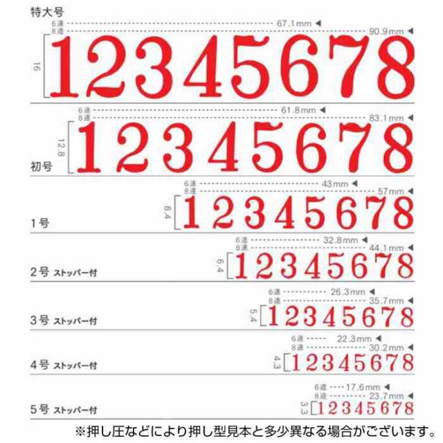 リピスター回転印 欧文8連(ゴシック体) 特大号 RS-8GB 通販