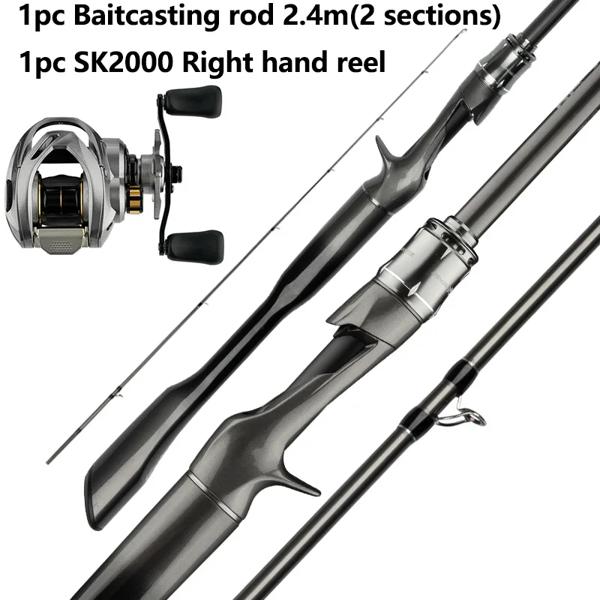 Linnhue-超軽量スピニングフィッシングロッド,1.9m, 2.1m, 2.4m