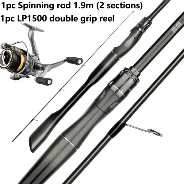 Linnhue-超軽量スピニングフィッシングロッド,1.9m, 2.1m, 2.4m