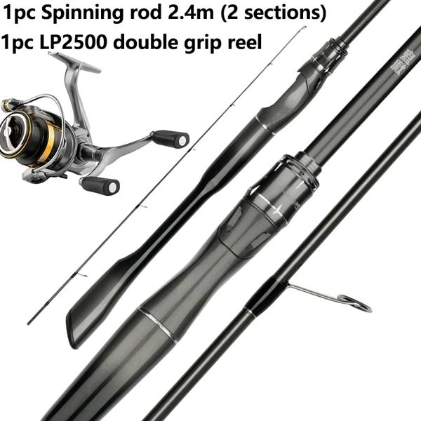 Linnhue-超軽量スピニングフィッシングロッド,1.9m, 2.1m, 2.4m