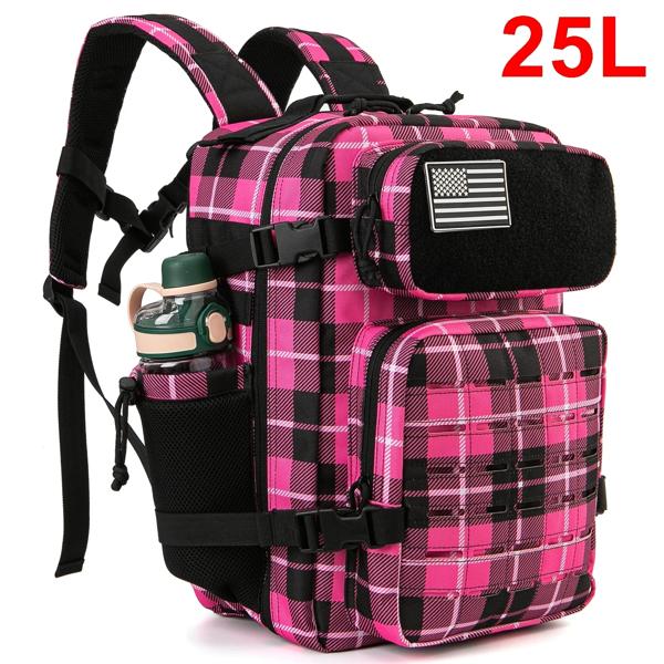 QT&QY 25L/45L タクティカルバックパック 男性と女性用 アウトドア