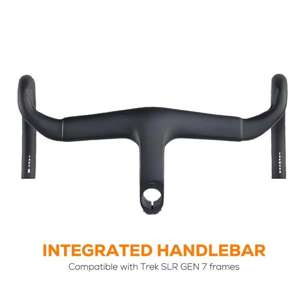 カーボンファイバーロードバイクハンドルバー,一体型ハンドルバー,高強度,ブラックペイント,マット,SLR 9,7世代,1:1, T1000 822a2559-b871-4ca4-98f6-
