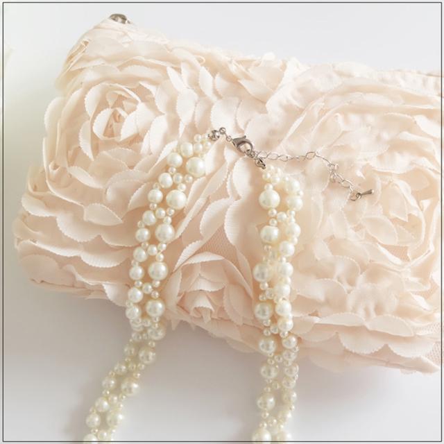 結婚式 ネックレス パール