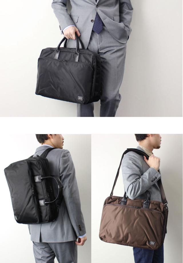 PORTER TIME 3WAY ブリーフケース リュック655−06166 ポーター タイム 3WAYブリーフケース«タイム【655-06166】|吉田