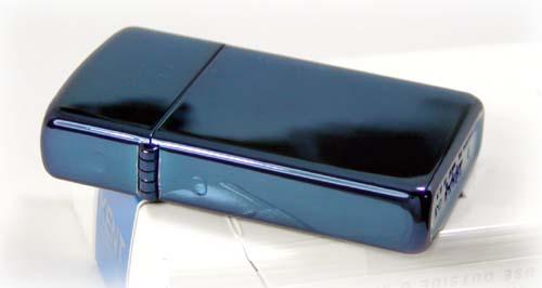 【ジッポ】ZIPPO青色サファイアジッポスリム画像2