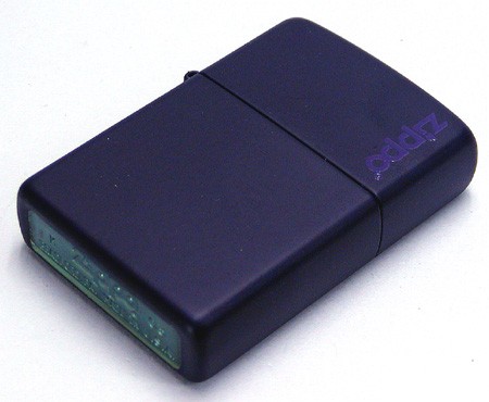 ネイビ−マットジッポ