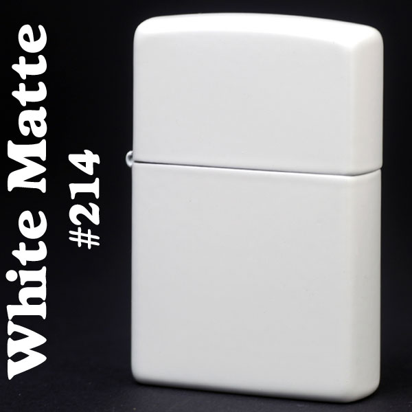 zippo(ジッポーライター)ホワイトカラーマットジッポー #214 画像1