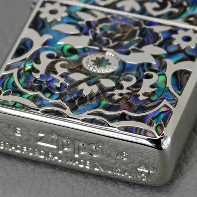 zippo(ジッポーライター)アーマー モザイク シェル  ダイアノシルバー  A柄 画像4