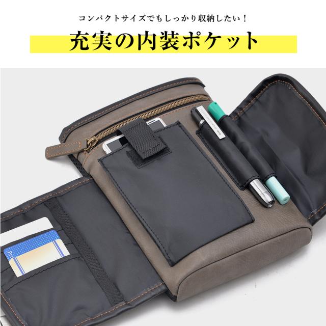 DEVICE メタルバックル2WAYシザーケース