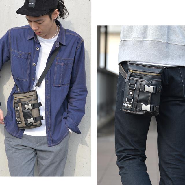 DEVICE メタルバックル2WAYシザーケース