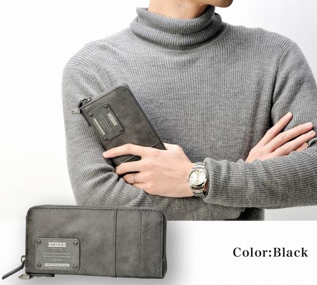 DEVICE MAD ラウンドファスナー 長財布