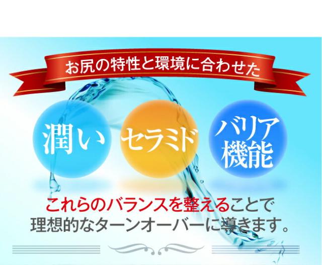 潤い、セラミド、バリア機能これらのバランスを整えることで理想的なターンオーバーに導きます