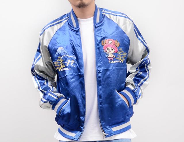 ワンピース One Piece グッズ スカジャン トニートニー チョッパー 期間限定 海賊 漫画 アニメ 日本地図 ルフィ リバーシブル