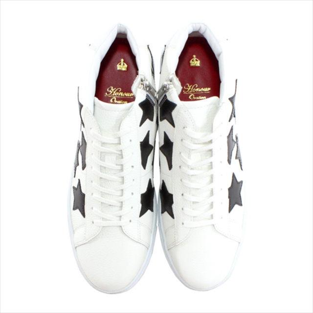 スニーカー メンズ ブランド 本革 レザー シューズ 靴 メンズ Honour