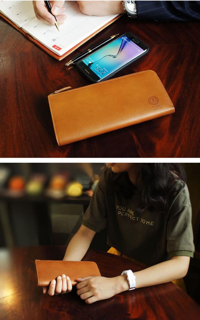 説明3|長財布 本革 メンズ L字ファスナー ファスナー長財布 姫路レザー オイルダコタ レザー ジッパー 日本製