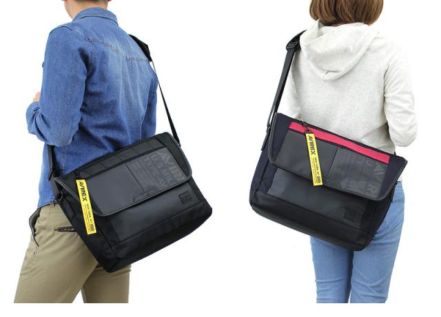 AVIREX アヴィレックス スーパーホーネット ショルダーバッグ 斜めがけバッグ メンズ レディース 男女兼用 B4 A4 AVX592