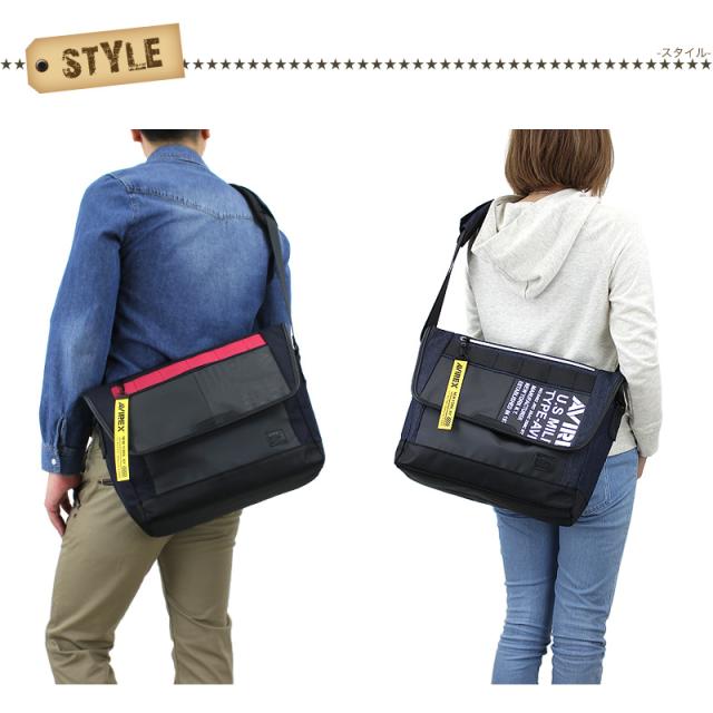 AVIREX アヴィレックス スーパーホーネット ショルダーバッグ 斜めがけバッグ メンズ レディース 男女兼用 B4 A4 AVX592