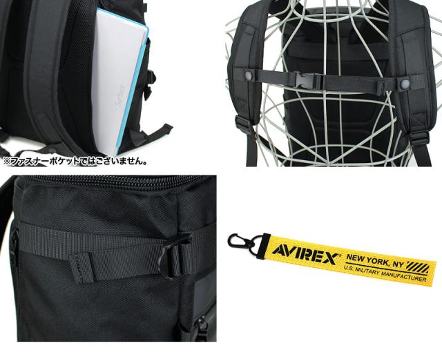 AVIREX アヴィレックス スーパーホーネット スクエアリュック リュック リュックサック デイパック メンズ レディース 男女兼用 20L A3 A4 AVX593 バックパック