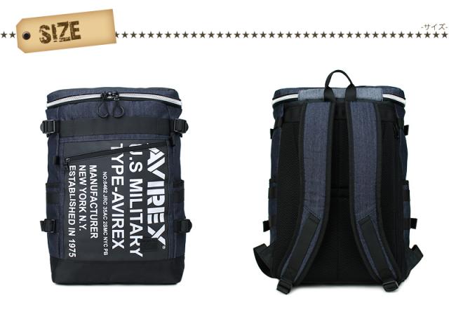 AVIREX アヴィレックス スーパーホーネット スクエアリュック リュック リュックサック デイパック メンズ レディース 男女兼用 20L A3 A4 AVX593 バックパック