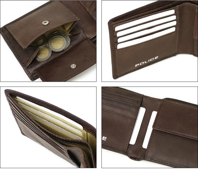 POLICE 二つ折り財布 PA-58000