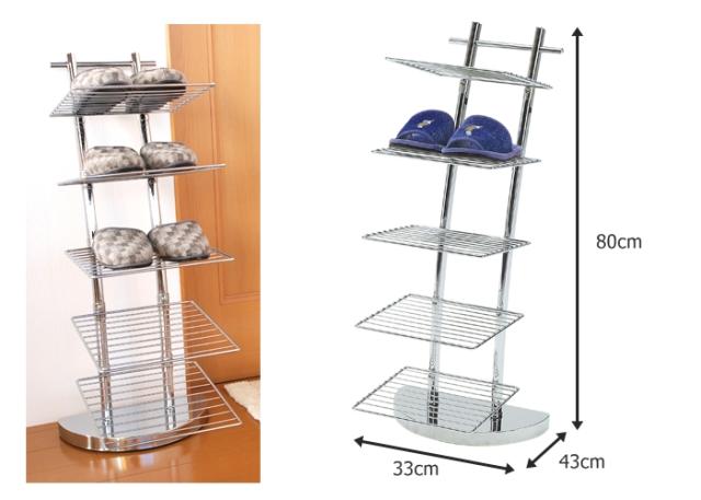 スチール製スリッパラック
