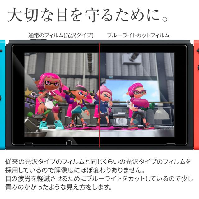 Nintendo Switch 液晶保護ブルーライトカットフィルム