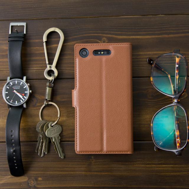 Xperia XZ1 SO-01K SOV36 レザー手帳型ケース