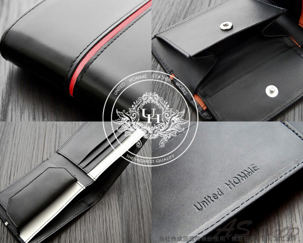 United HOMME 財布 短財布 馬革 ショートウォレット サイフ