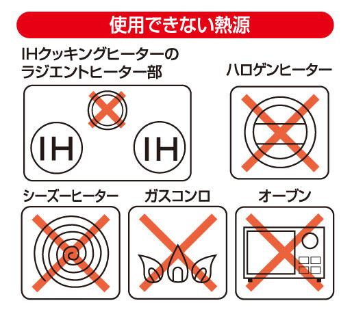 ＩＨのみ使えます。