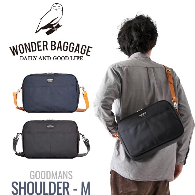 ショルダーバッグ メンズ レディス WONDER BAGGAGE ワンダーバゲージ GOODMANS SHOULDER M グッドマンズ WB-G-005 ユニセックス ショルダー A4 男女兼用