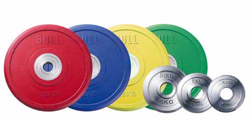 豊富な即納 BULL マーケット - FITNESS シェイプショップ|商品ロットナンバー:263005279 Φ50mmバンパープレート5kg(2枚1組) BL-BP5の通販はau PAY 国産定番