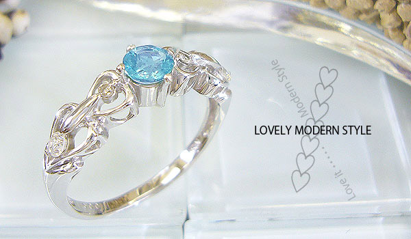 サンタマリア,アクアマリン,リング