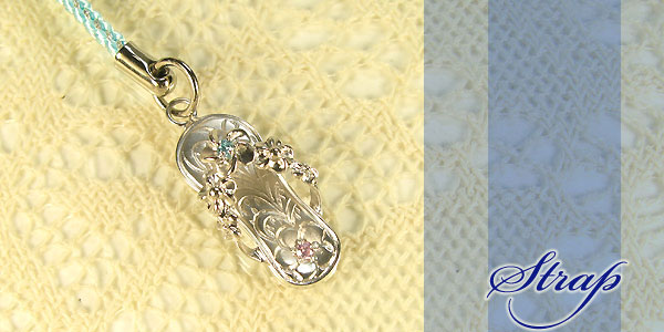 キュービックジルコニアストラップ・シルバー925 06 0523