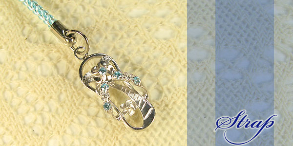 キュービックジルコニアストラップ・シルバー925 07 0523