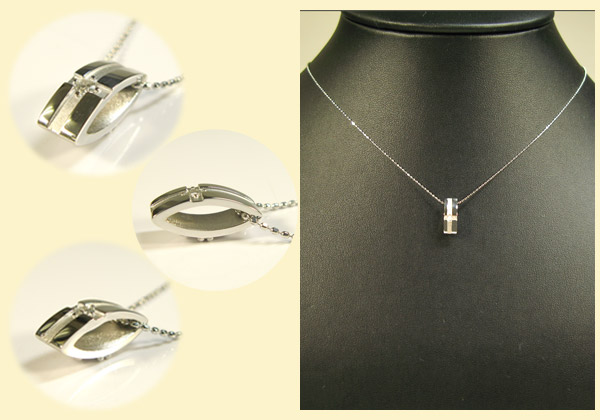 ダイアモンドペンダント クロスモチーフ シルバー925