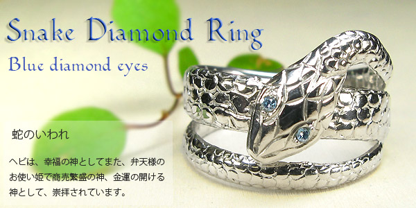 金運,蛇,スネーク,リング