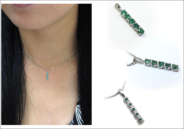 ライン ペンダント ネックレス