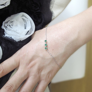 ブレスレット エメラルド
