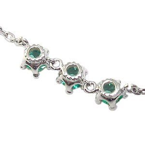 エメラルド トリロジー アンクレット