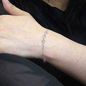 ブレスレット ルビー