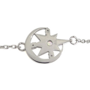 三日月 星 ブレスレット