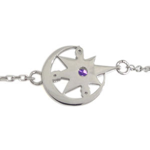 三日月 星 ブレスレット