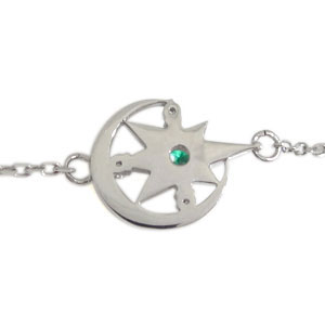 三日月 星 ブレスレット