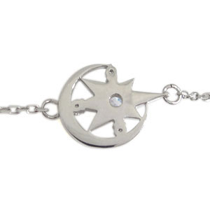 三日月 星 ブレスレット