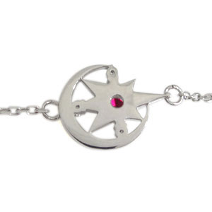 三日月 星 ブレスレット