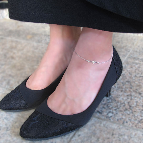 フラワー アンクレット