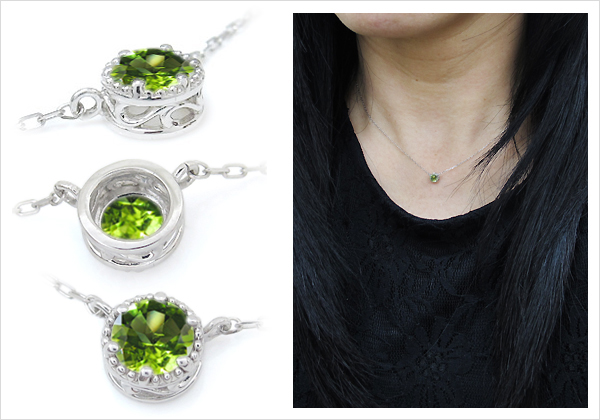 ミル打ち,ペンダント,アラベスク