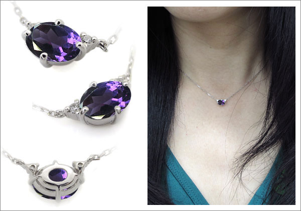 プラチナ 一粒 ネックレス