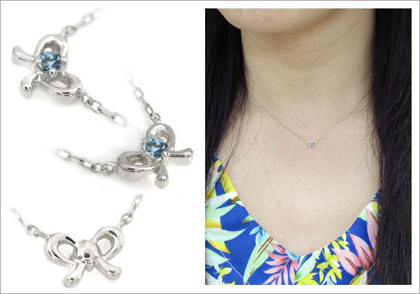 一粒,バタフライ,ペンダント